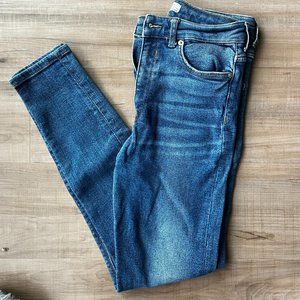 Super High Rise Blue Skinny Jean